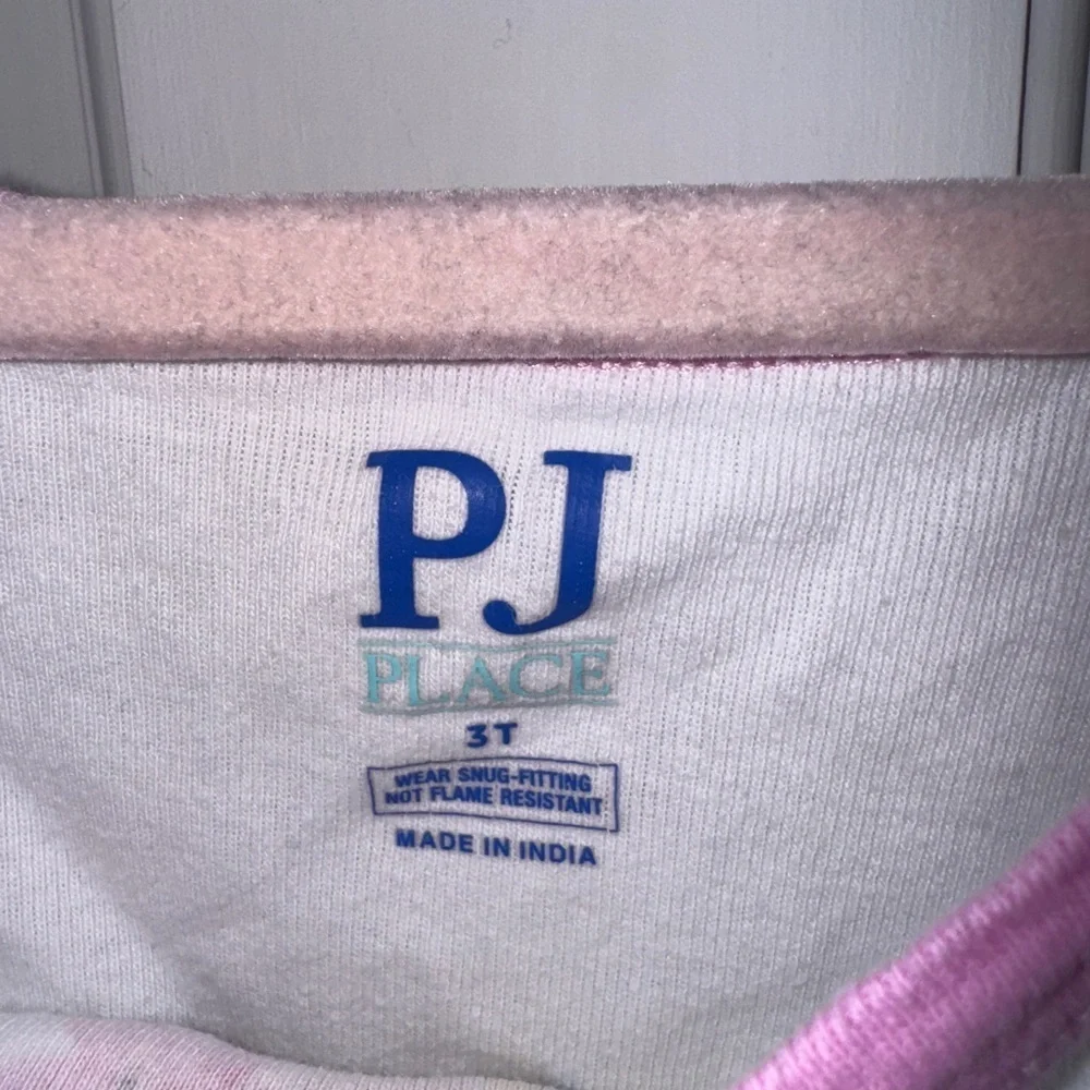 PJ Place 3T White and Pink Love My Pops Pajama Top Camisole Ice Cream Graphic